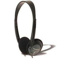 Panasonic Headphones On-Ear Lightweight with XBS RP-HT21 (Black & Silver)