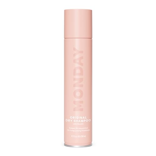 MONDAY HAIRCARE Dry Shampoo Original 6.7oz, Freshens Hair, Absorbs Oil, Nourishes with Keratin, Protects Hair