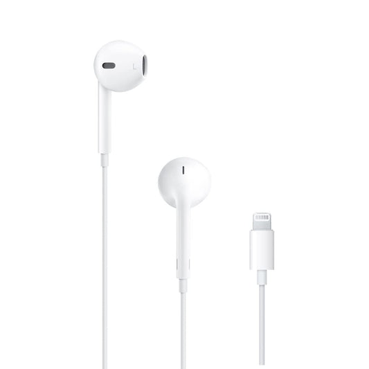 Écouteurs Apple EarPods avec connecteur Lightning, écouteurs filaires pour iPhone avec télécommande intégrée pour contrôler la musique, les appels téléphoniques et le volume