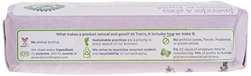 Tom's of Maine Natural Beauty Bar Soap, Lavender & Shea With Raw Shea Butter, 5 oz.