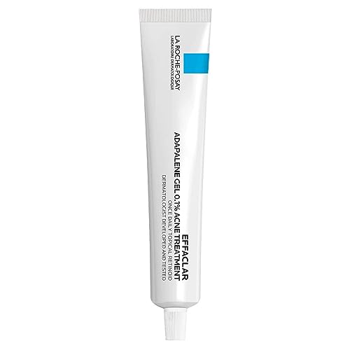 La Roche-Posay Effaclar Adapalene Gel 0.1% Acne Treatment | Retinoid Acne Cream | Acne Medication | Acne Gel For Blackheads & Whiteheads | Oil Free | Helps Clear And Prevent Acne & Clogged Pores