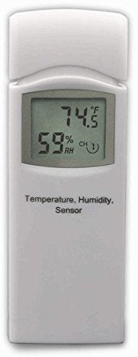 Sensor termohigrómetro WH31E de Ambient Weather para estaciones meteorológicas de las series WS-0265, WS-2000, WS-3000 y ObserverIP