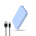 VANYUST S22 Portable Charger, Power Bank, 5000mAh External Battery Pack Compatible for iPhone 15 14 13 12 11 X Samsung S22 S21 Google iPad etc(Blue)