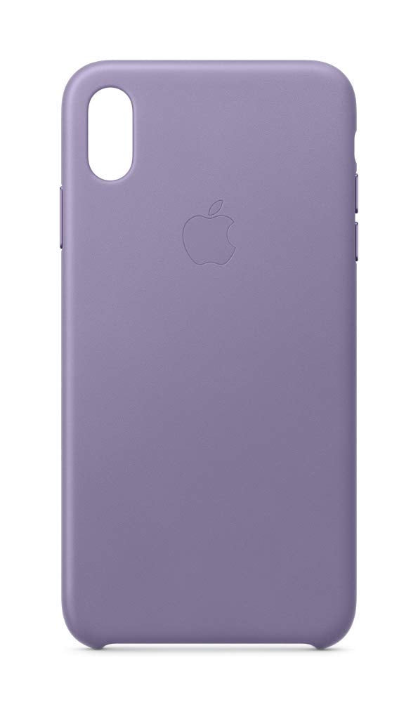 Funda de piel para iPhone Xs Max de Apple, color lila