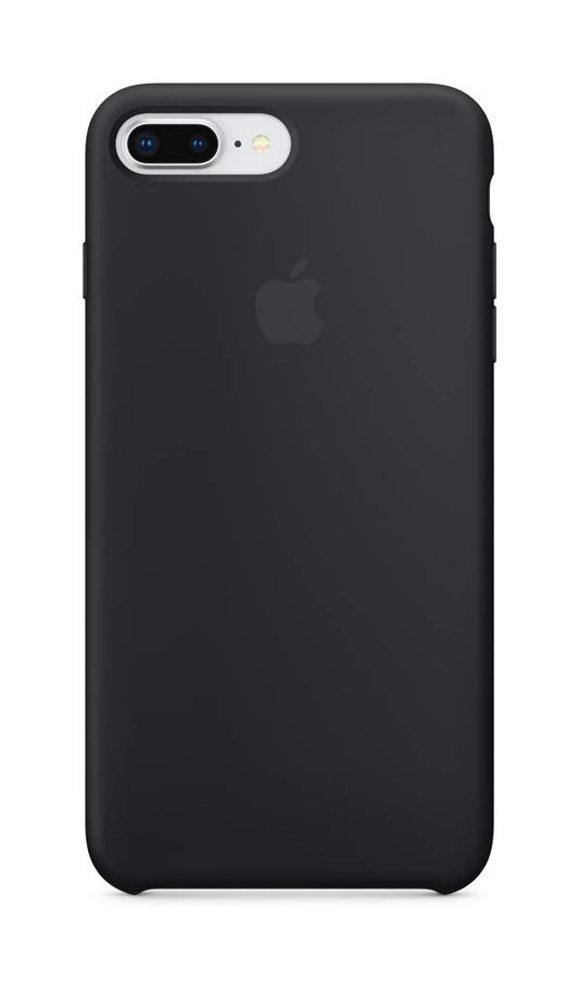 Funda de silicona para iPhone 8 Plus/7 Plus de Apple, color negro