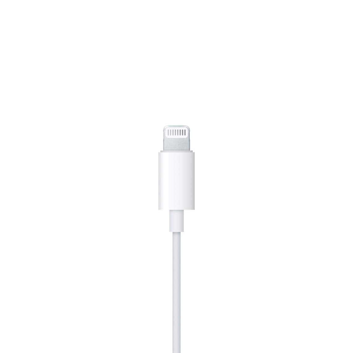 Apple EarPods Headphones with Lightning Connector, Wired Ear Buds for iPhone with Built-in Remote to Control Music, Phone Calls, and Volume