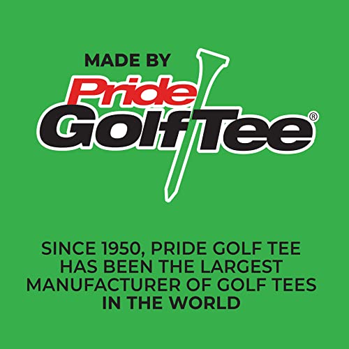 Pride Golf Tee Tees 135 Count, White, 135 Count US