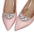 Uongeod HJYHYN Silver Shoe Clips Shoes Jewelry Decoration Crystal Shoe Buckle for Wedding party