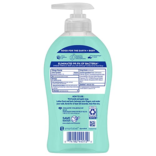 Savon liquide antibactérien pour les mains Softsoap, parfum d'agrumes frais, 11,25 onces, paquet de 6