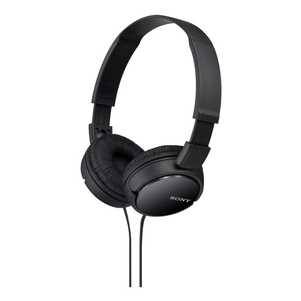 Casque supra-auriculaire filaire Sony série ZX, noir MDR-ZX110