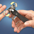 EZ Grip 360 Degree Rotary Stainless Steel Sharp Blade Fingernail Toenail Clipper, Trimmer and Cutter