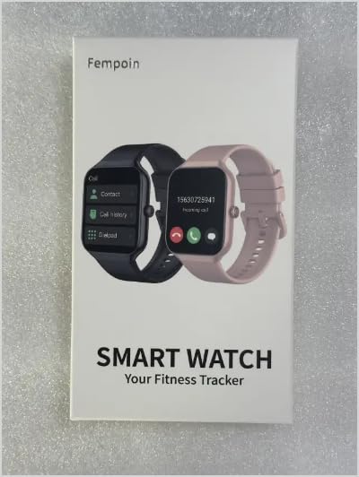 Fempoin Smart Watch, Smart Watches for Men Women with Sleep Heart Rate Monitor 110 Sport Modes Fitness Watch, Pedometer, IP68 Waterproof Smartwatch for iOS Android Watch