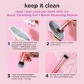 Real Techniques Makeupsaver Sponge + Brush Trio, Makeup Blending Sponge & Brushes For Liquid & Cream Formulations, Mimics Finger Application & Reduces Makeup Waste, Cruelty & Latex-Free 3 Piece Set