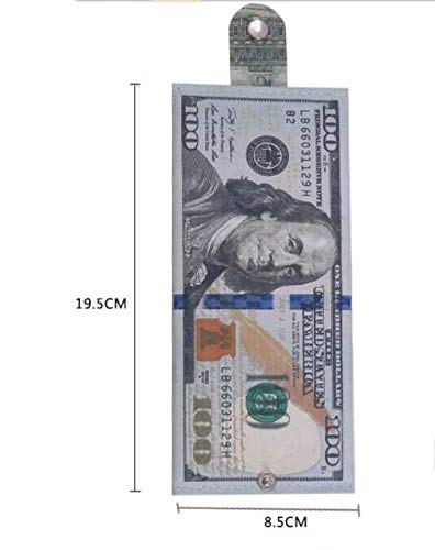 Adam Victor Minimalist Slim Wallet for Men- US Dollar Bill Wallet Credit Card Photo Holder Bifold- Zipper Design