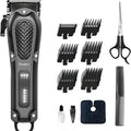 Haokry Hair Clippers for Men Professional - Cordless&Corded Barber Clippers for Hair Cutting & Grooming Rechargeable Beard Trimmer