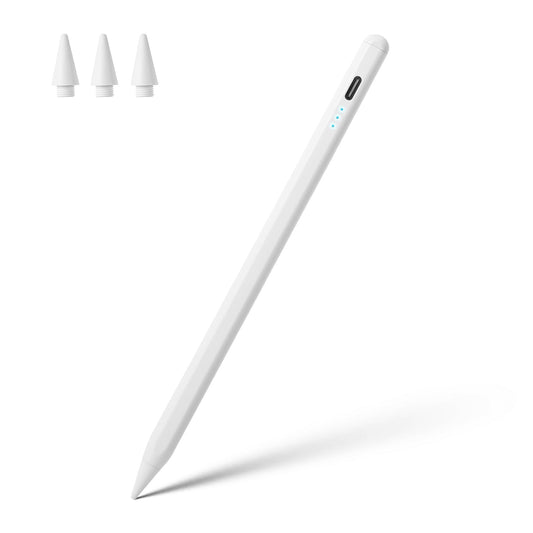 Stylus Pen for iPad 10th 9th 8th 7th 6th Generation, iPad Pro 12.9 11 13 inch M4, iPad Air M2 5th 4th 3rd Gen, iPad Mini 7 6 5, Apple Pencil 1st & 2nd Gen Alternative, iPencil Lapiz Palm Rejection