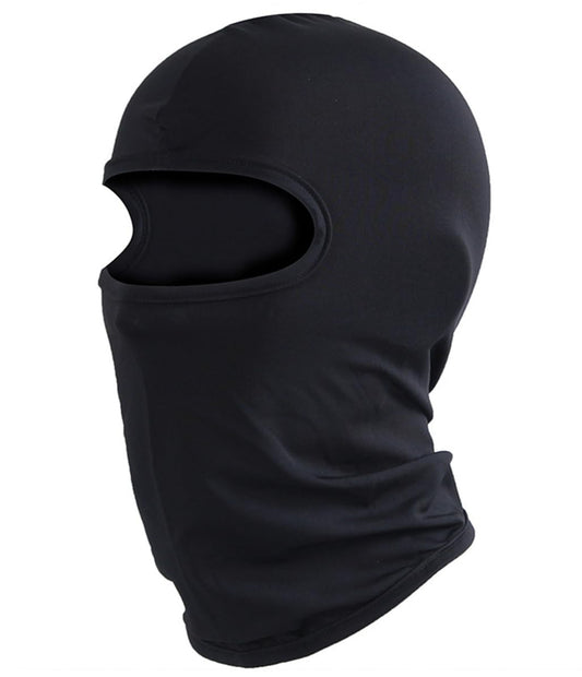 Cagoule Masque de ski Masque de tête Masque facial complet Coupe-vent Protection solaire UV Écharpe Hommes Femmes Sport de plein air Casquette de cyclisme (Noir)