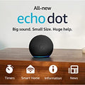 Amazon Echo Dot (newest model), With bigger vibrant sound, helpful routines and Alexa, Charcoal