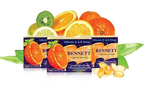 Bennett Vitamin C&E Soap Natural extracts/Thai Soap 130 G.