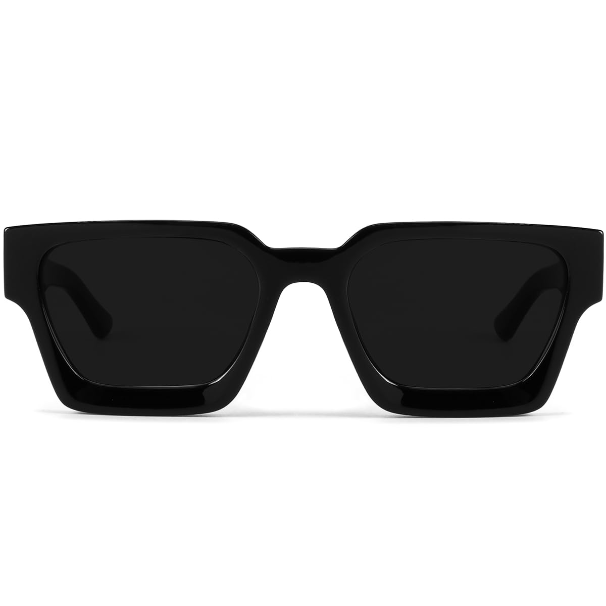 Gafas de sol cuadradas de moda para hombres y mujeres, gafas de sol rectangulares gruesas a la moda, gafas de protección UV, estilo de diseñador