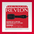 Secador y moldeador de cabello REVLON One Step | Desenreda, seca y alisa el cabello con una sola herramienta para lograr un peinado rápido y fácil con calidad de salón y menos frizz (negro)