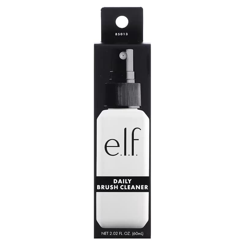 e.l.f. 85013 Daily Brush Cleaner, 2.02 Ounce Clear 2.02 Fl Oz