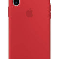 Funda de silicona de Apple (para iPhone Xs) - (Producto) ROJA