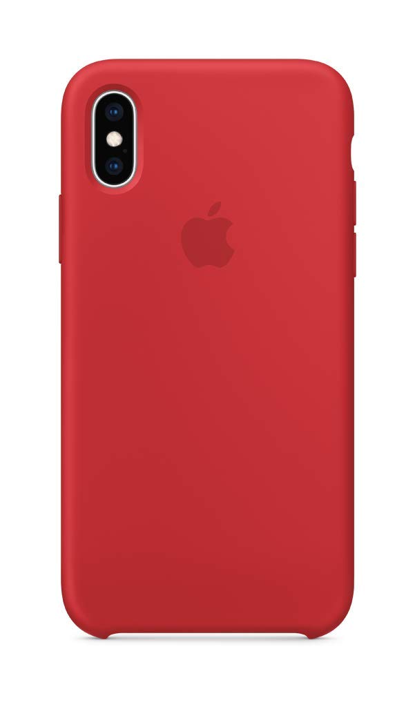 Funda de silicona de Apple (para iPhone Xs) - (Producto) ROJA