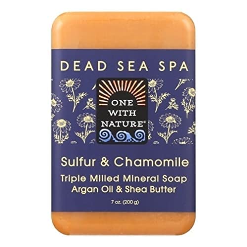 One With Nature Bar Soap, Chamomile and Sulfur, 7 Ounce