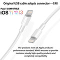 4Pack [Apple MFi Certified] Charger Lightning to USB Charging Cable 6FT Cord Compatible iPhone 14/13/12/11 Pro/11/XS MAX/XR/8/7/6s Plus,iPad Pro/Air/Mini,iPod Touch