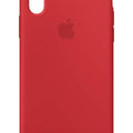 Funda de silicona de Apple (para iPhone Xs) - (Producto) ROJA