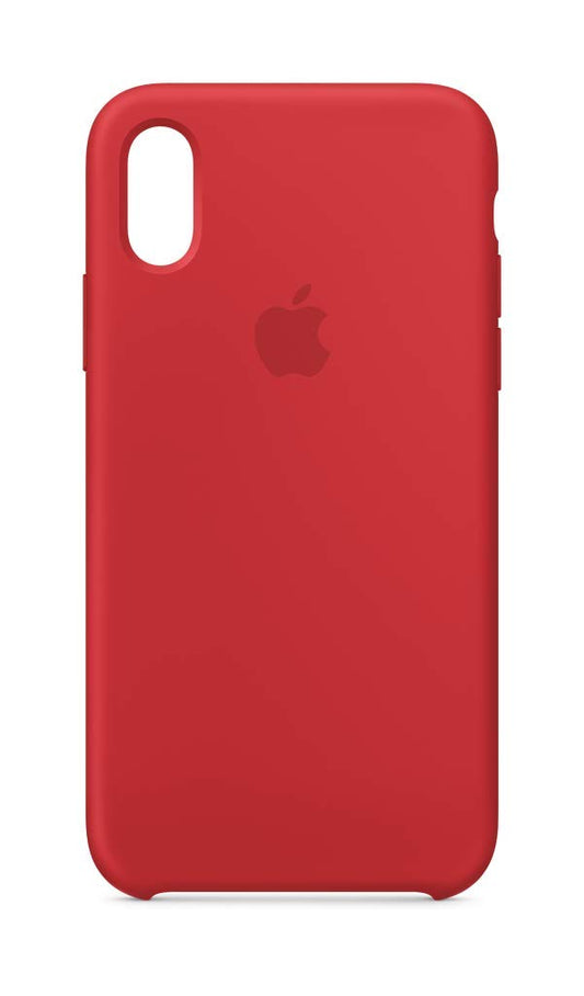 Funda de silicona de Apple (para iPhone Xs) - (Producto) ROJA