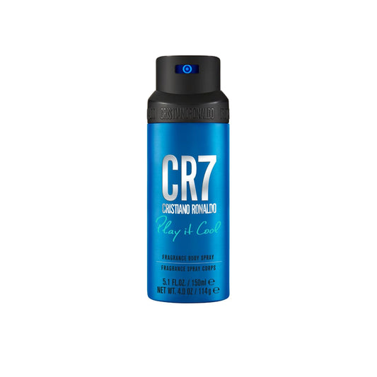 CR7 Play It Cool Cristiano Ronaldo - Light, Fresh Body Spray Scent for Men - With Mandarin, Bergamot, Lavender, and Musk - From Cristiano Ronaldo's Original Men's Fragrance Collection - 5.1 oz