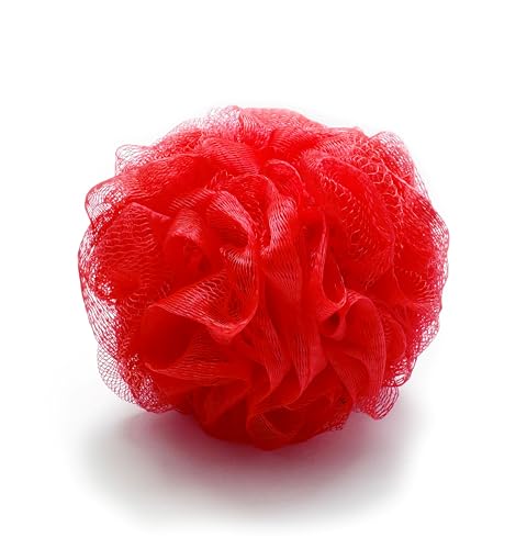 Amazon Basics Bath and Shower Loofah, Multicolor, Pack of 6