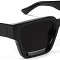 Gafas de sol cuadradas de moda para hombres y mujeres, gafas de sol rectangulares gruesas a la moda, gafas de protección UV, estilo de diseñador