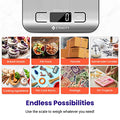 Báscula de cocina digital Etekcity para alimentos, gramos y onzas, para bajar de peso, hornear, cocinar, cetogénicos y preparar comidas, pantalla LCD, tamaño mediano, acero inoxidable 304