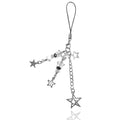 Meefisher Lindo colgante de estrella para teléfono, accesorio estético, cordón para bolso, cartera, mochila, billetera, colgantes decorativos (estilo 5, estrella)