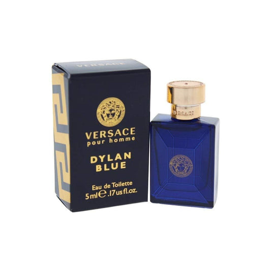 Versace Dylan Blue Mini Eau de Toilette Splash pour homme, 0,17 once