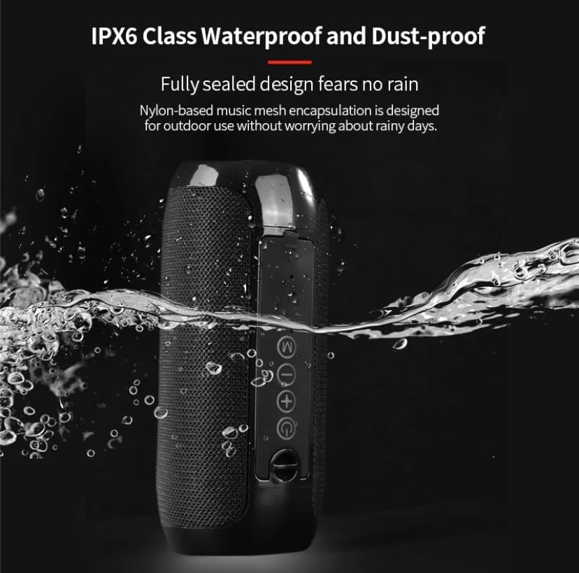 Enceinte Bluetooth portable T&amp;G117 (noir)