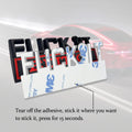 Fuck IT Edition Emblem, Car Exterior Emblems Badge 3D Sticker Decal, Fuck-IT Edition Emblem 3D Fender Badge Decal, 3D Fender Badge Decal Car Truck Replacement, Fit for All Cars