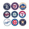 Baseball Team Fans Logo Stickers Major League Baseball All 30 Teams Collection Waterproof Vinyl Sticker Include Twins and Brewers for Hydro Flasks Laptops Water Bottle Skateboard 30 Pack