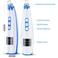 Blackhead Remover Pore Vacuum Pore Cleaner Comedone Whitehead Extractor Tool-5 Suction Power,5 Probes,USB Rechargeable Blackhead Vacuum Kit