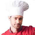 Hyzrz Chef Hat Adult Adjustable Elastic Baker Kitchen Cooking Chef Cap (White)