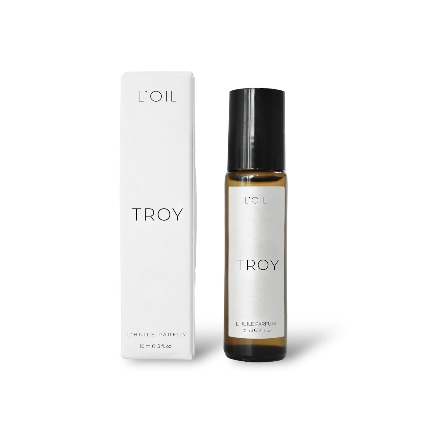 L'OIL FRAGRANCE TROY Perfume Oil | Inspired by Tomm F.ord’s Oud Wood | Cardamom, Agarwood & Amber | Vegan & Cruelty-Free | 10ml Long-Lasting Unisex Scent