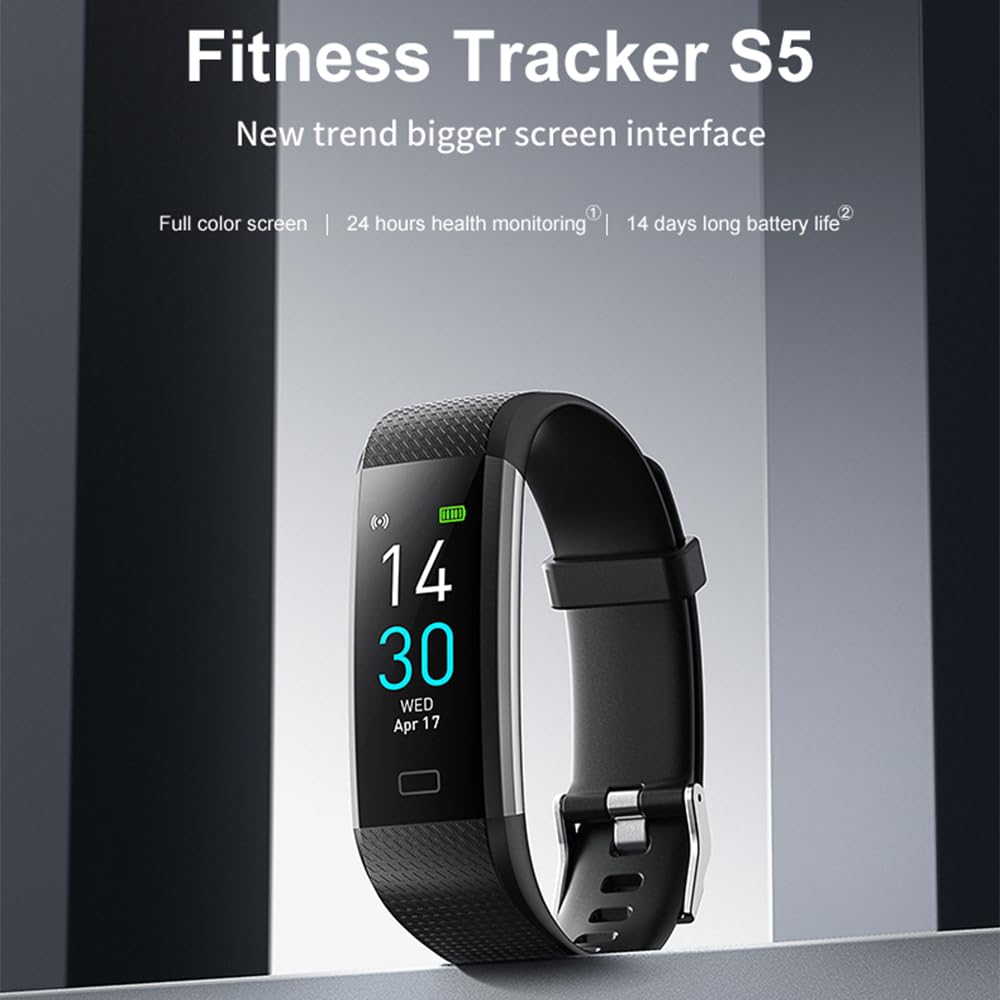 Fitness Tracker with Heart Rate Monitor/Step Counter/Calories, Activity Tracker Smart Watch Sleep Monitor IP68 Health Tracker Pedometer for Man Women