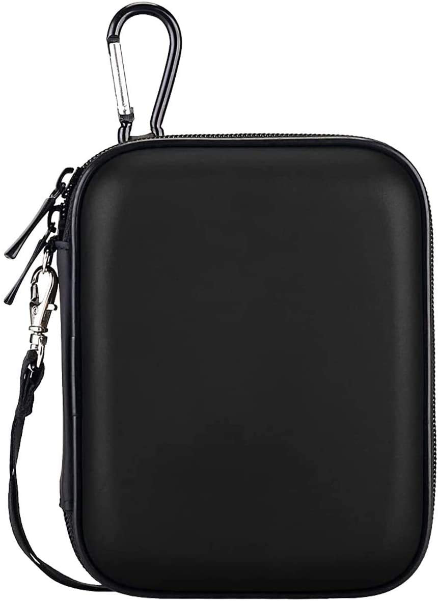 Lacdo Hard Drive Carrying Case for Seagate Portable/Seagate One Touch/Seagate Ultra Touch/Backup Plus Slim Portable External Hard Drive HDD 1TB 2TB 4TB 5TB USB 3.0 Shockproof Travel Bag, Black