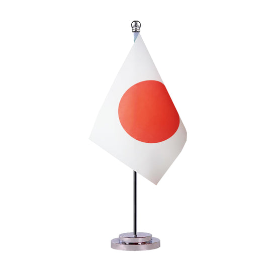 Krmkot Japan Japannese Desk Flag Table Flag, Small Mini Japan Japannese Desktop Flag,Miniature International World Country Flags,Festival Events Celebration,Office decoration (Japan)