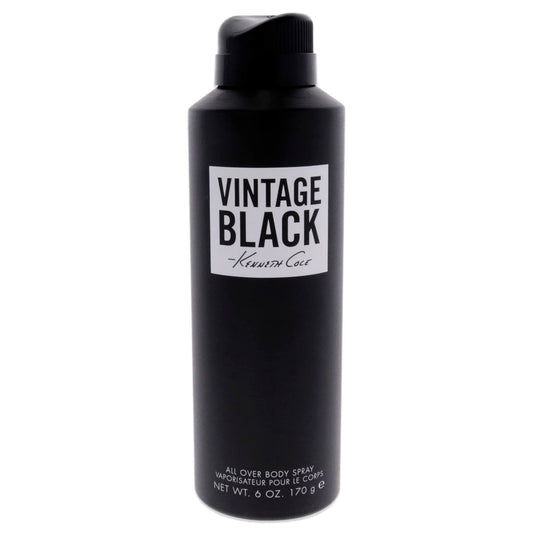 Kenneth Cole Vintage Black Body Spray para hombres, 6.0 fl. oz.