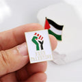 zhanghaoran 7 Pieces Palestine Flag Lapel Pin Set Palestinian Flag Pins Support Palestine Badge Hat Clothing Backpack