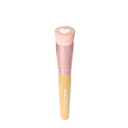 Pacifica Foundation Brush - for Makeup Blending Cream & Liquid Make Up - Makeup Brush for Foundations, Blush, Bronzer, Highlighting & Setting Powder - Beauty Tools for Skin Care, Vegan & Cruelty-Free